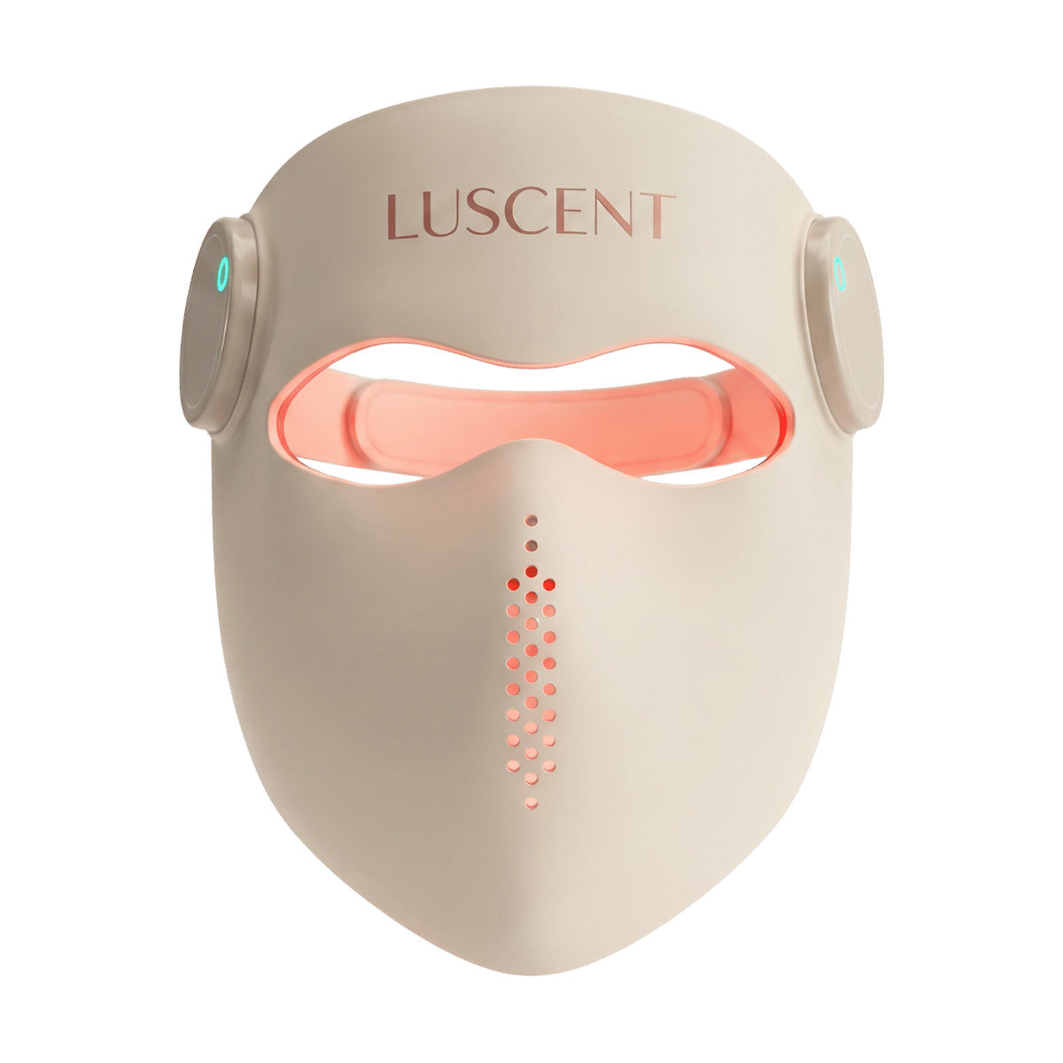 Luscent DualLight Laser and LED Face Mask on a white background