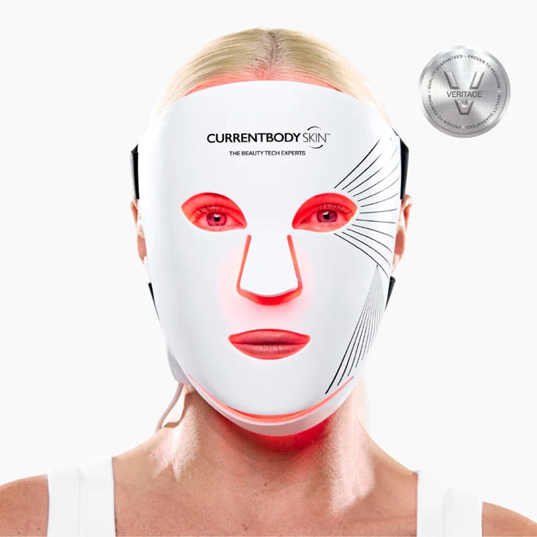 CurrentBody Skin LED light therapy face mask
