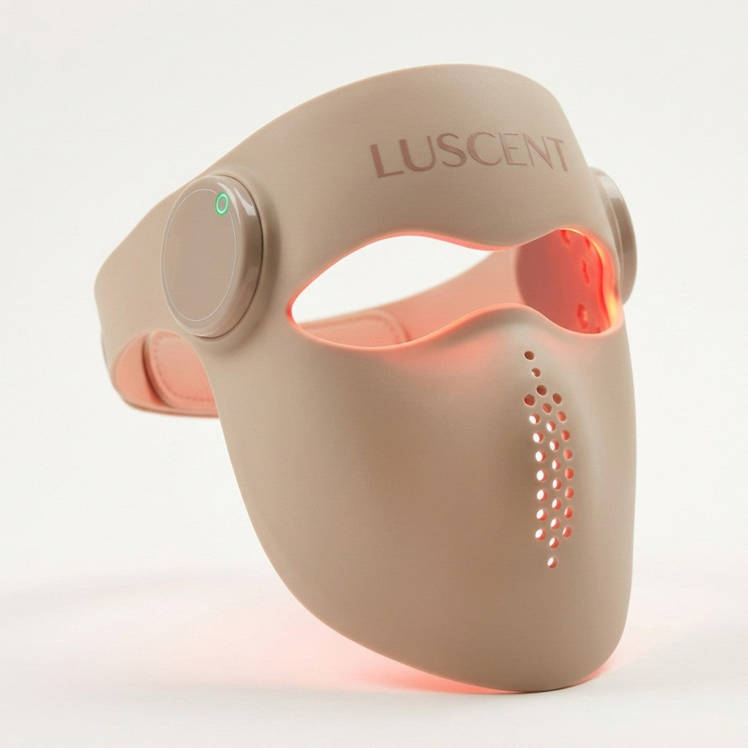 The Luscent DualLight laser and LED light therapy face mask